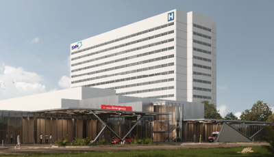 Rendering of the future SHN Northpine Emergency Department.